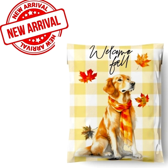 Poly mailers Fall 10x13 Golden - Picture 1 of 2